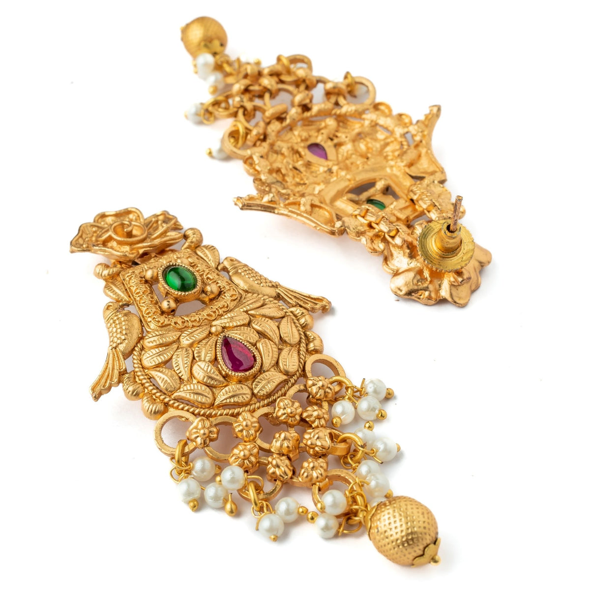 Gold Plated Kundan–polki Set