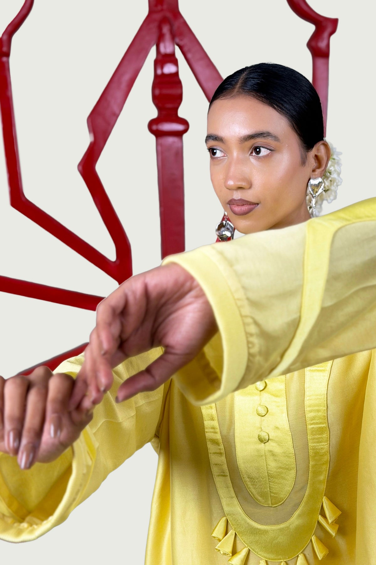 Yellow Skirt Set