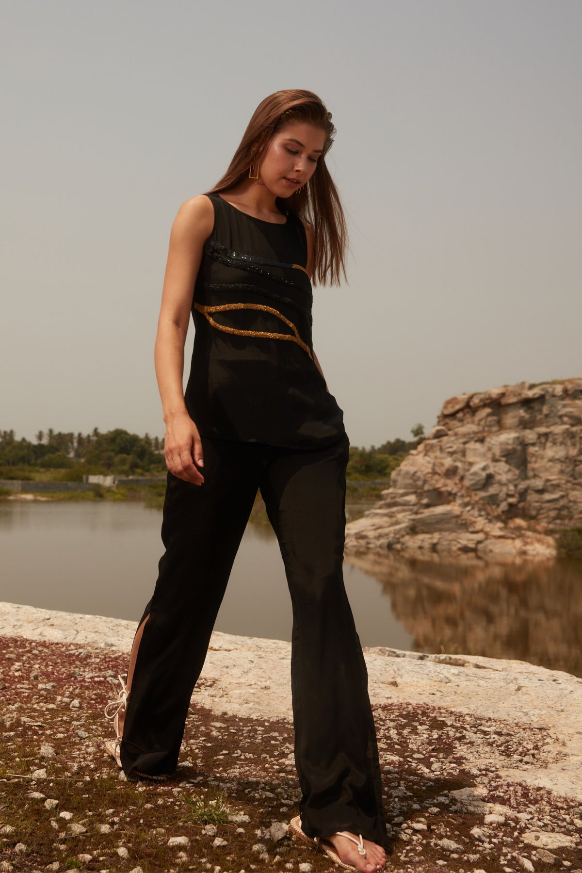 Black Wave Top