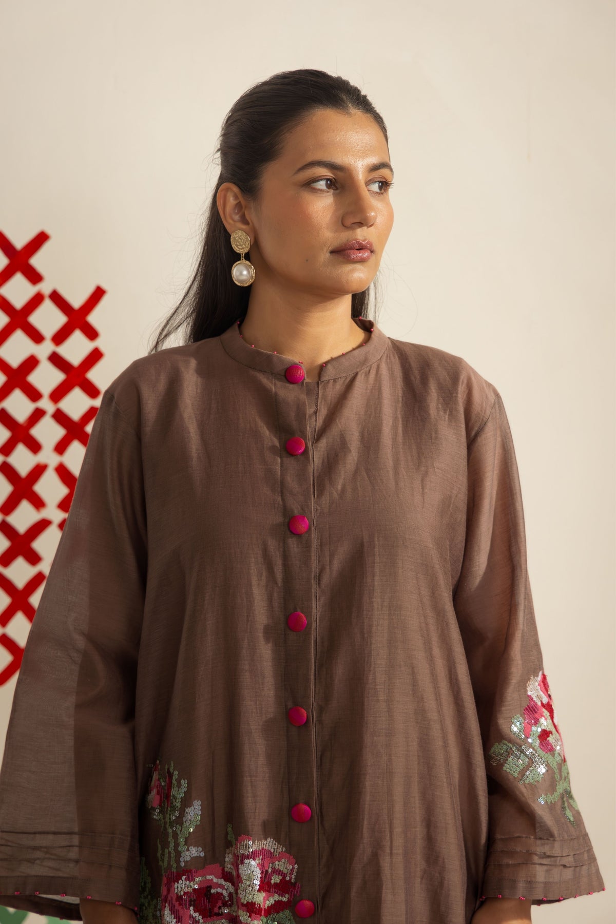 Maple Brown Kurta Set