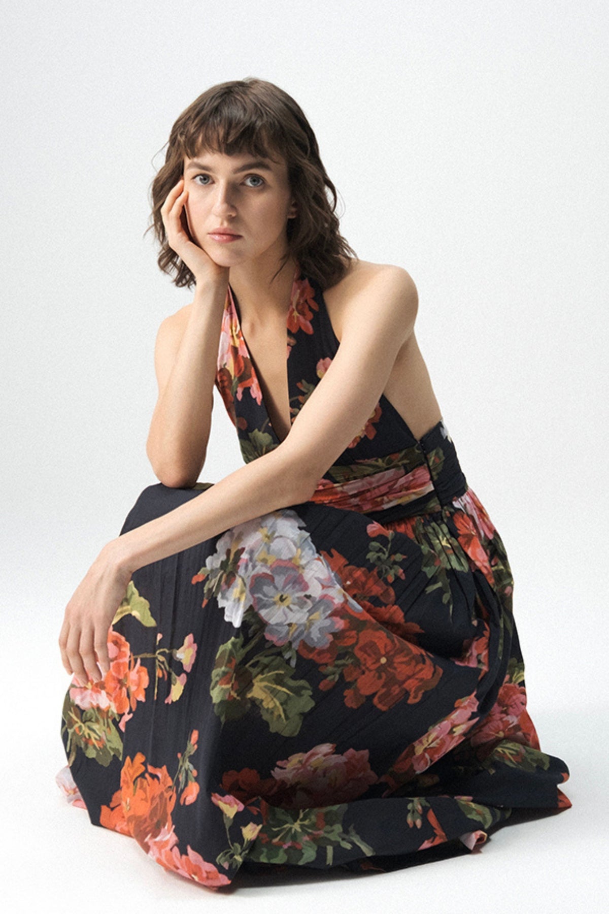 Bloody Mary Halter Neck Dress