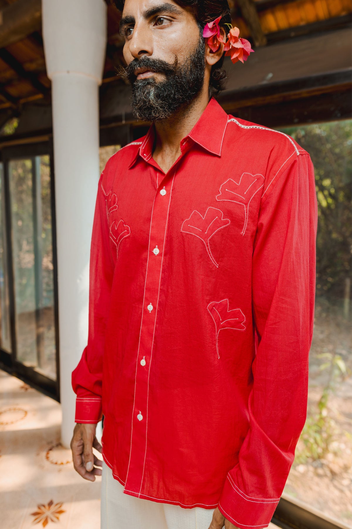 Summer Bougainvillea Shirt
