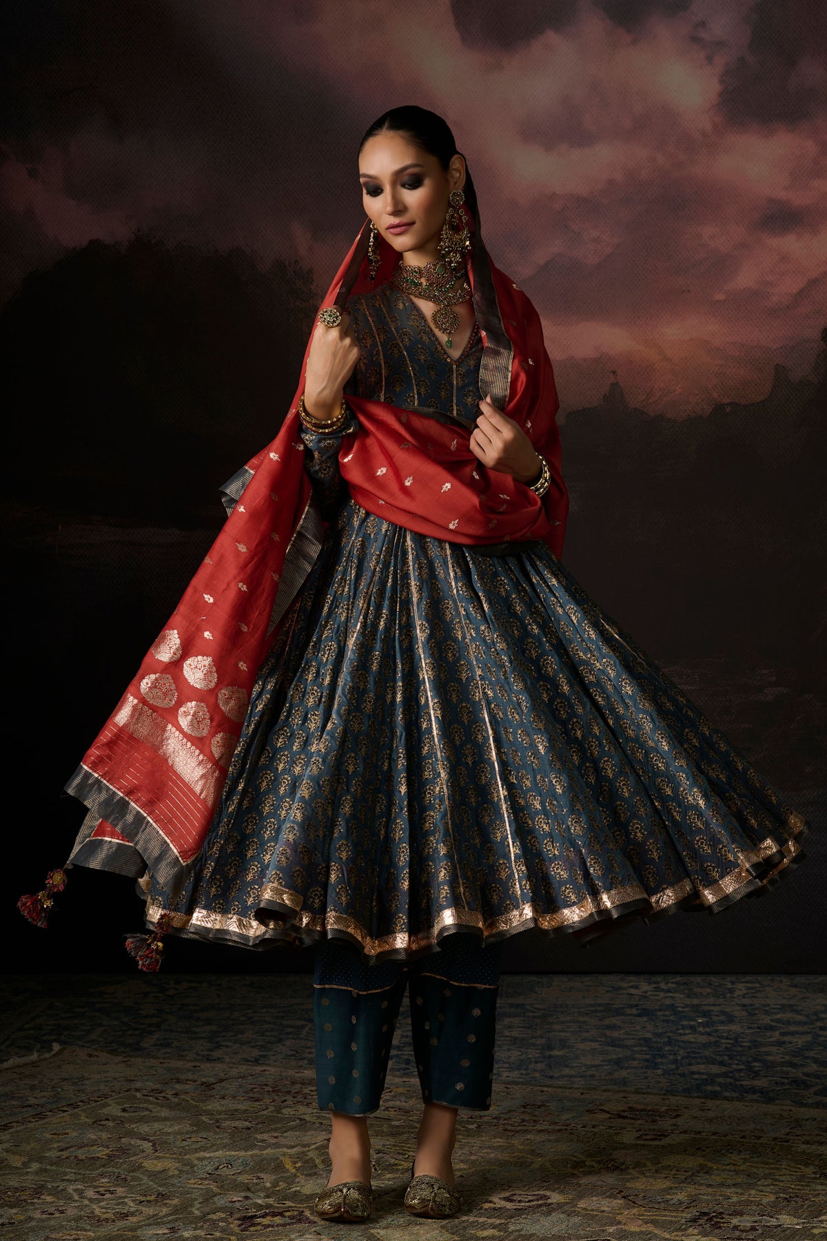 Sufia Anarkali Set