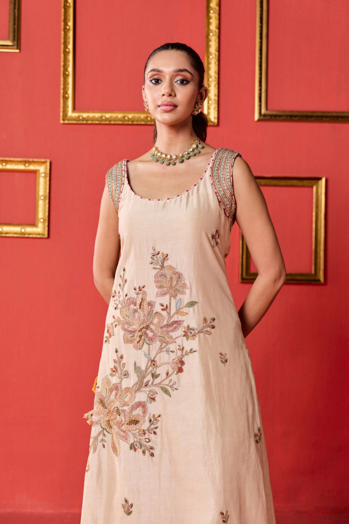 Nanda Tussar Kurta  Set