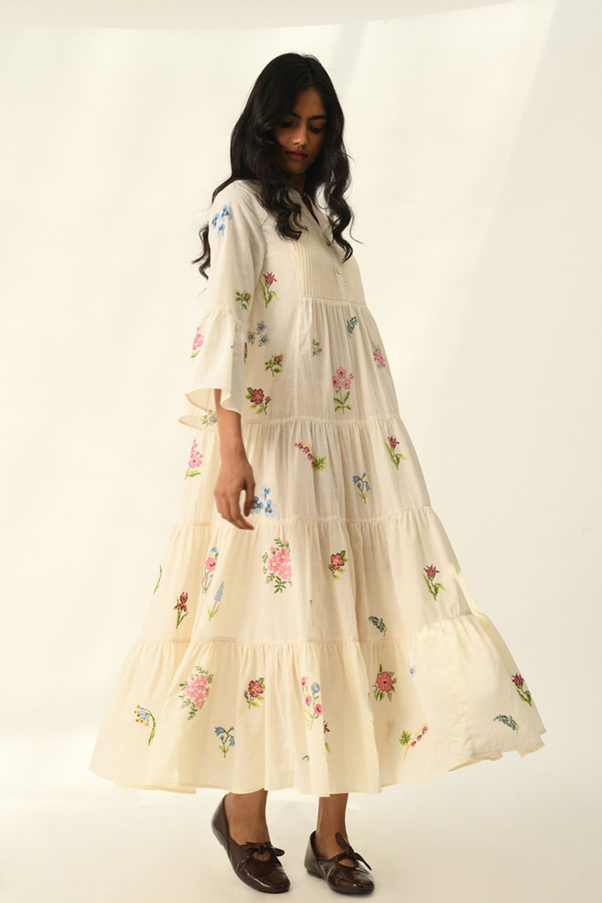 Corymbifera Embroidered Dress