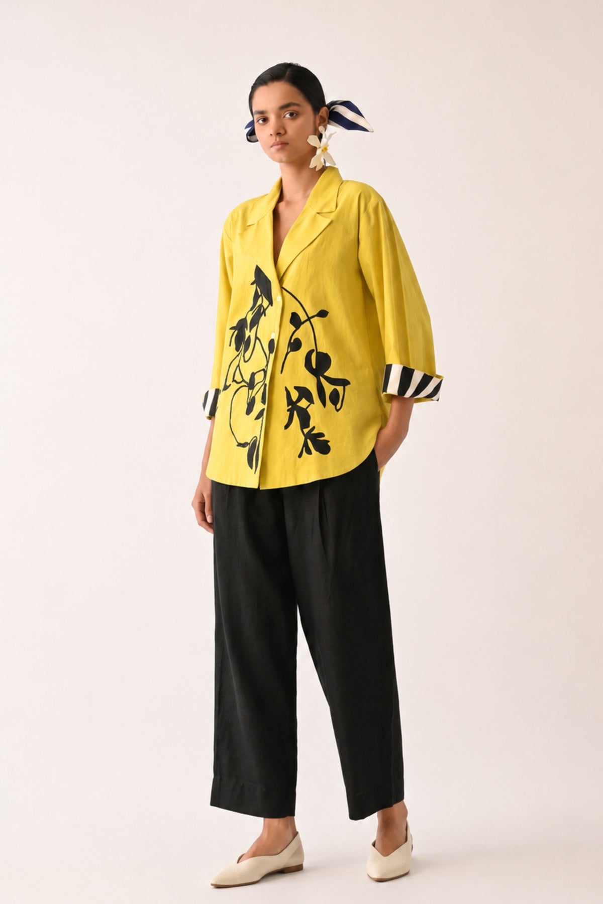 Mono Citrus Psyflora Applique Set