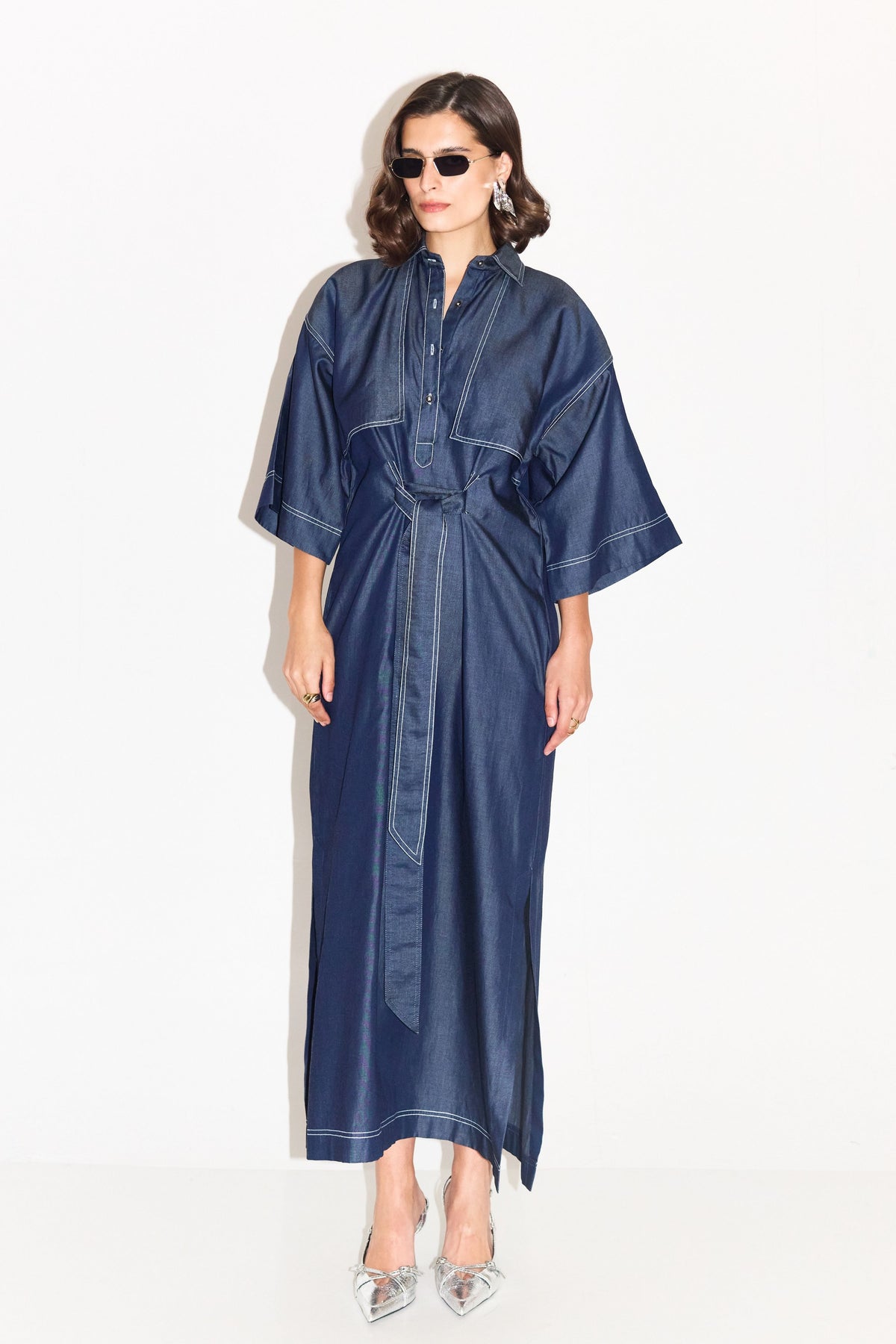 Amora Boxy Trench Dress