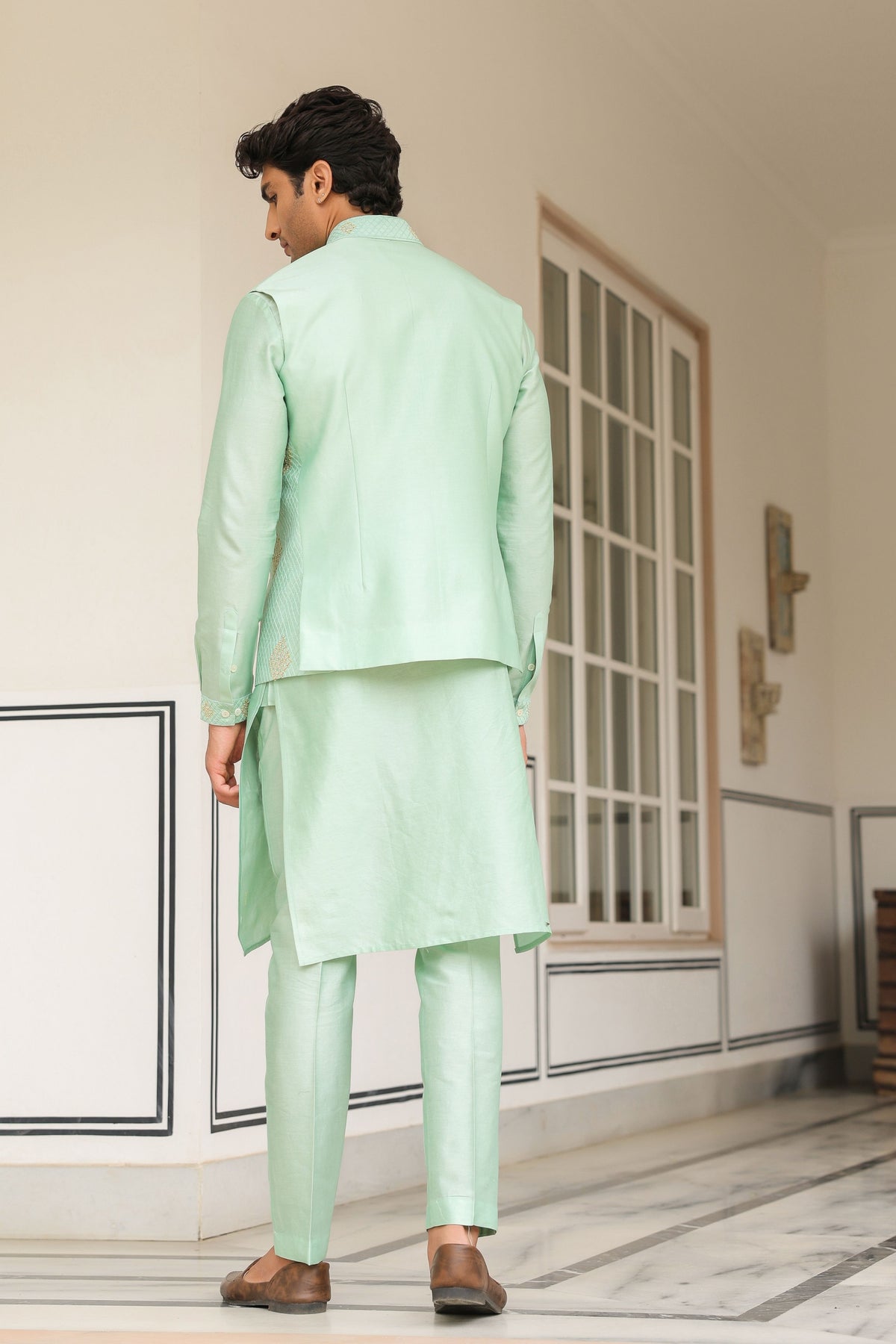 Gulzar Mint Green Bandi