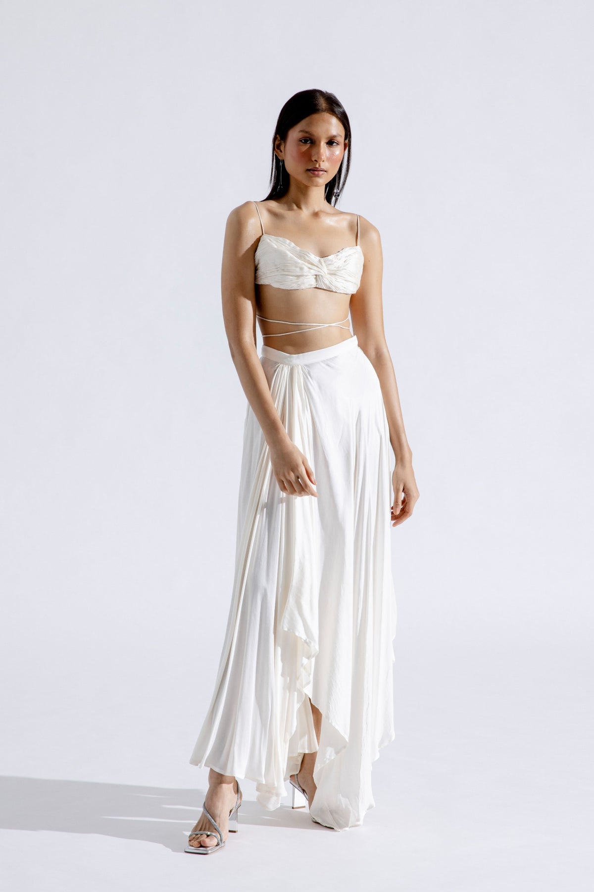 Dove Ruched Crop Top