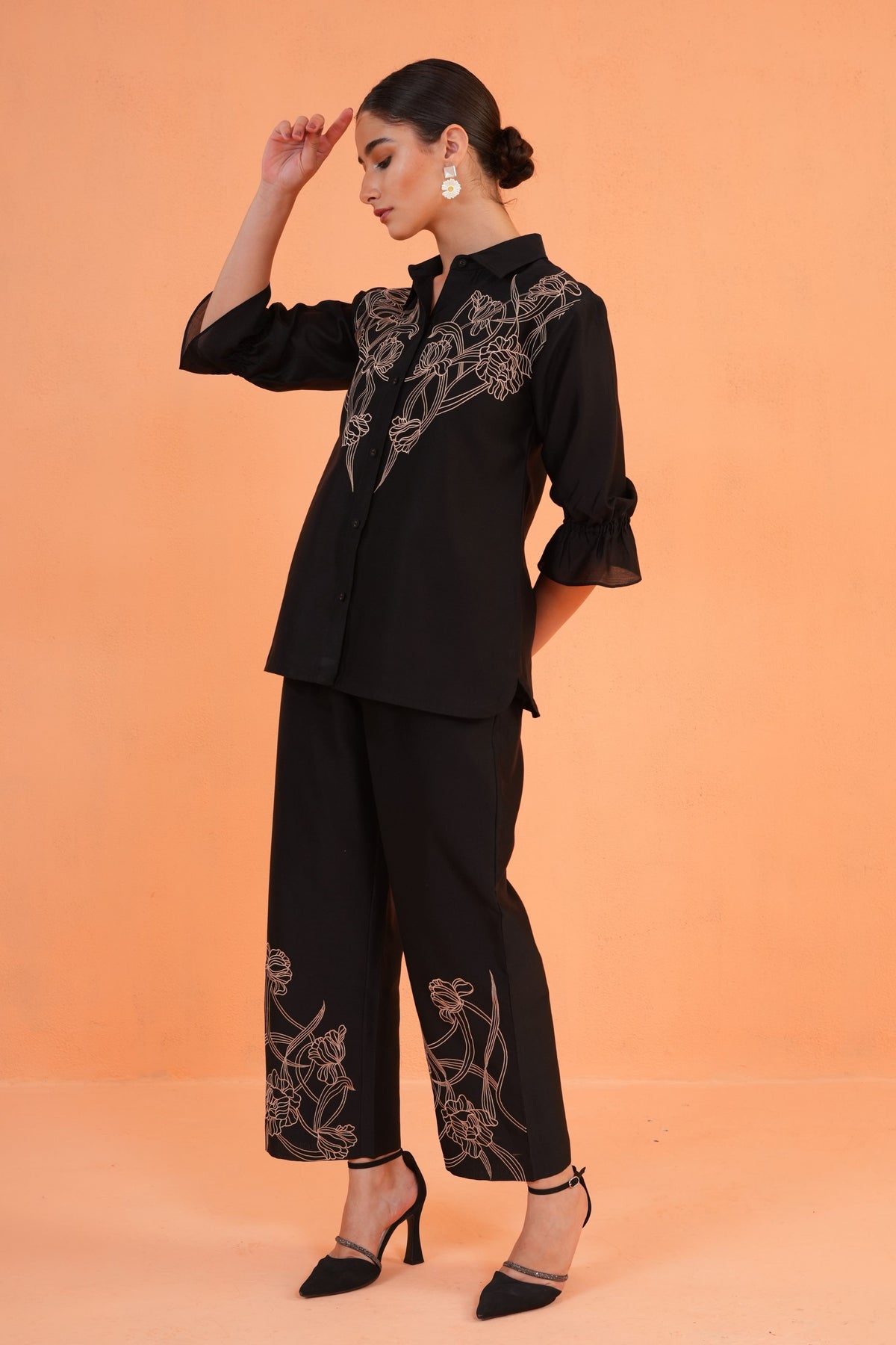 Black Oasis Co-ord Set