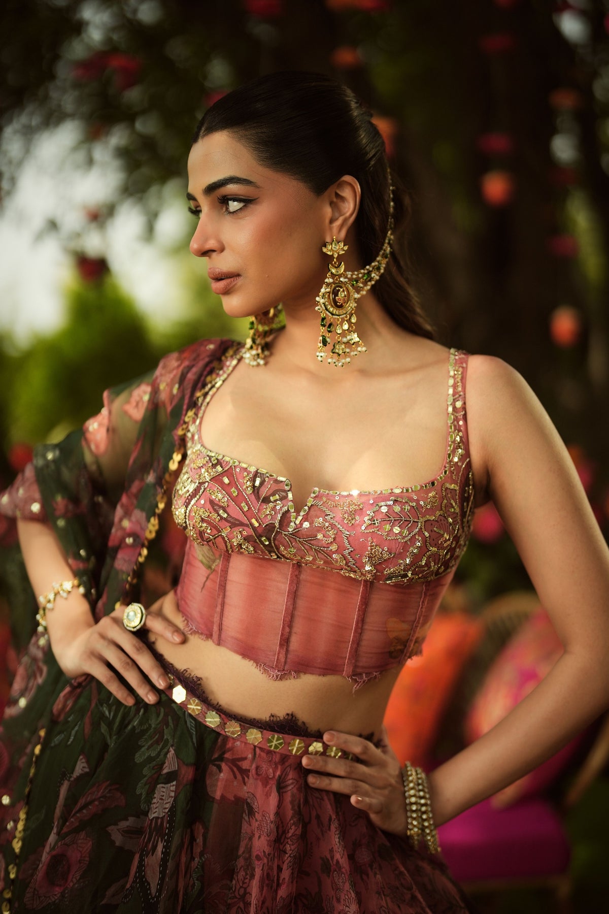 Palak Lehenga Set