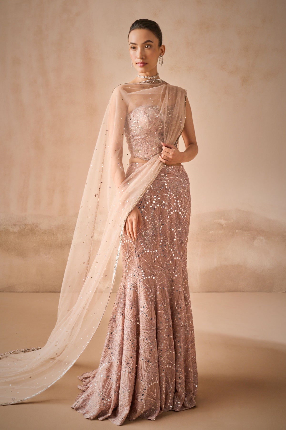 Lehenga Set With Corset Blouse