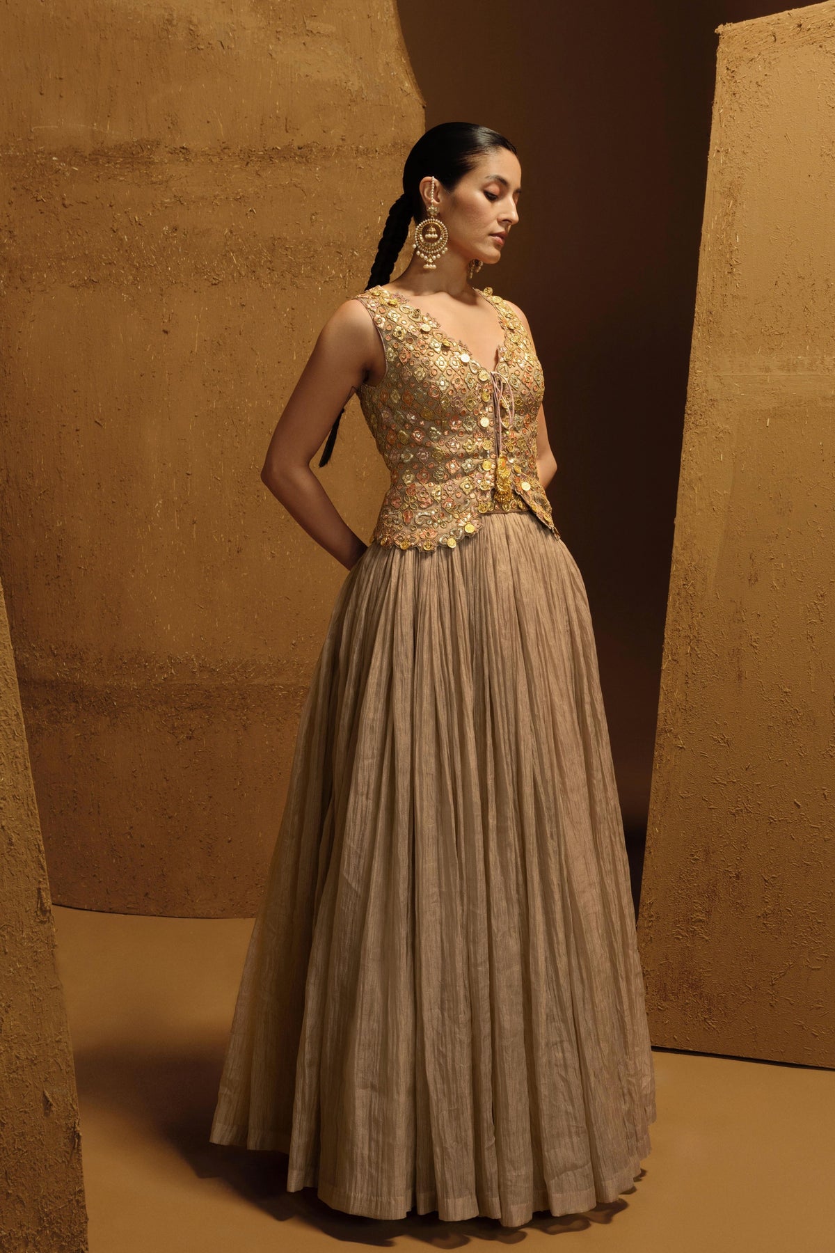 Simar Koti Lehenga Set