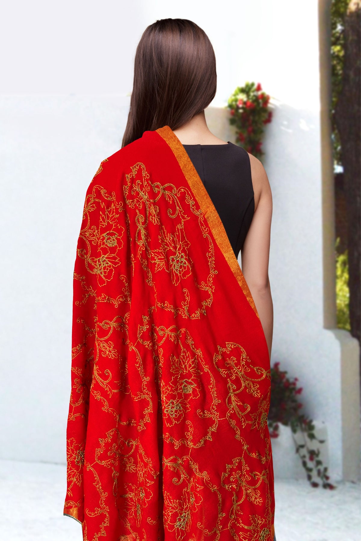 Cashmere Gold Vintage With Floral