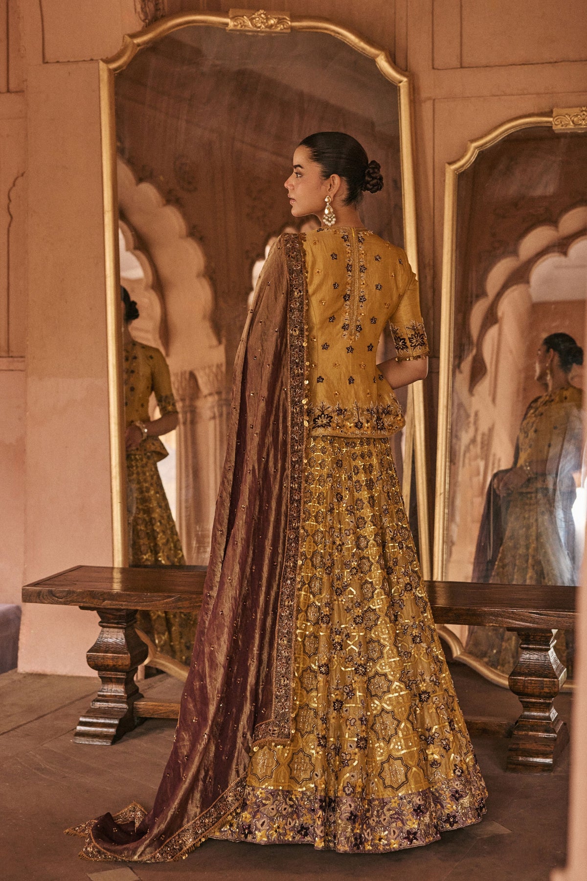 Yellow Color Striking Lehenga Set