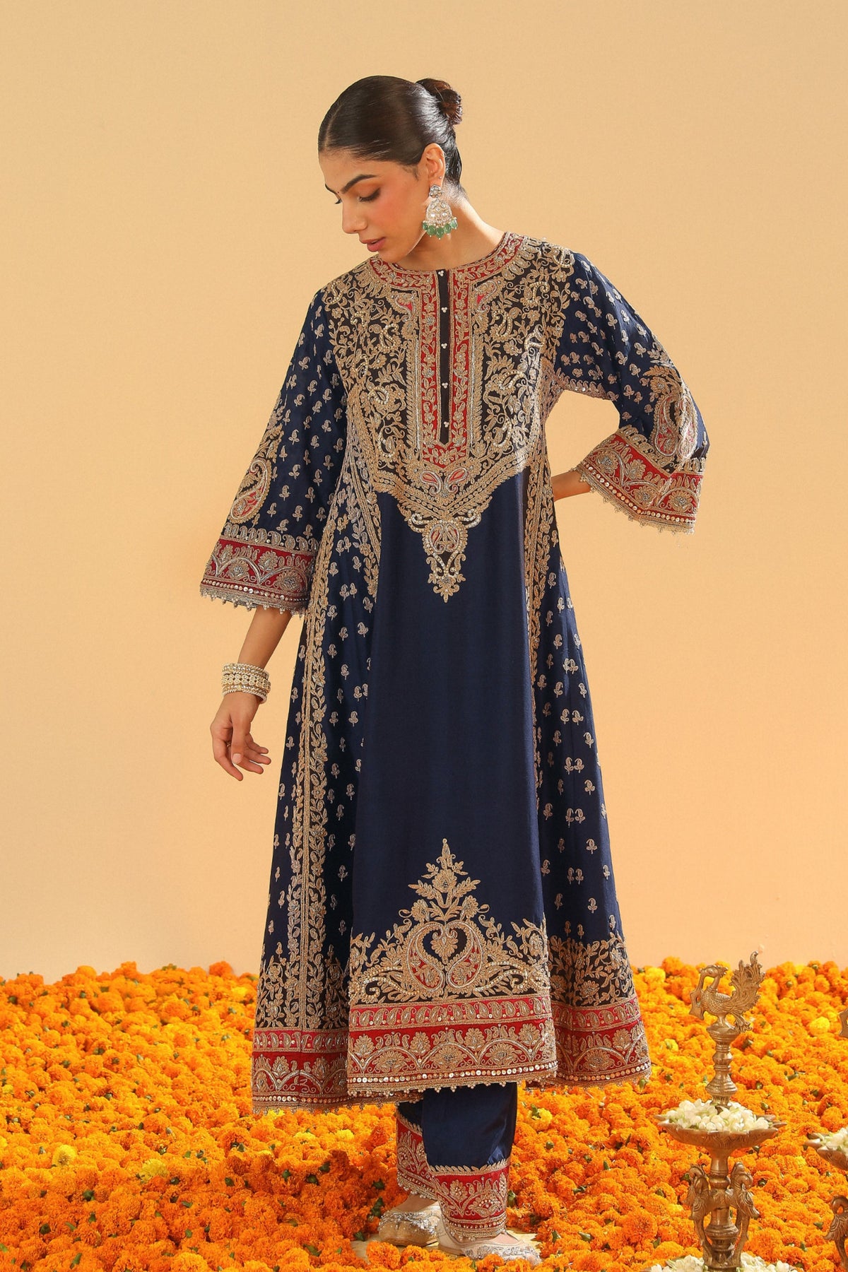 Deep Blue Kurta Set