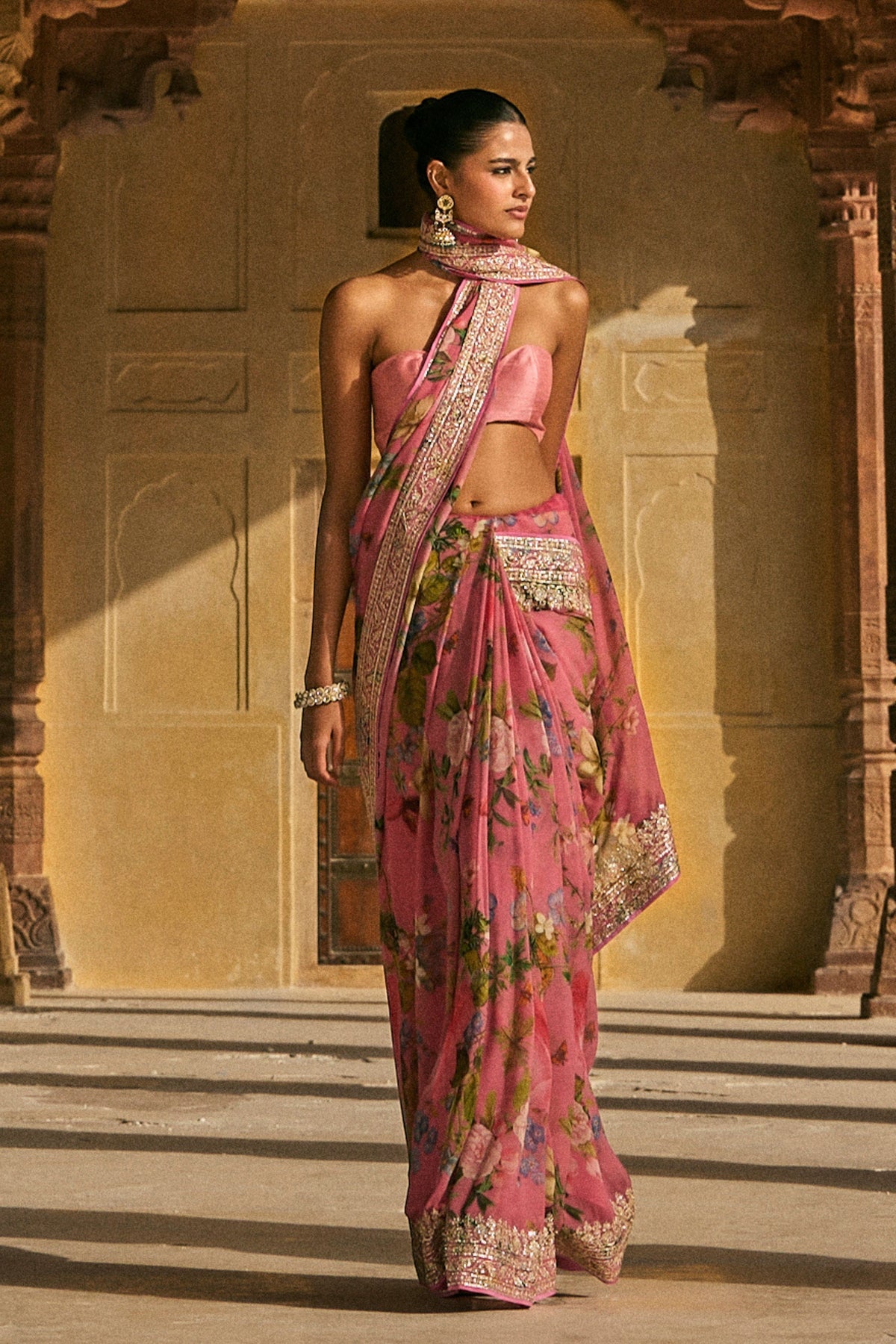 Lotus Ruh Printed Saree