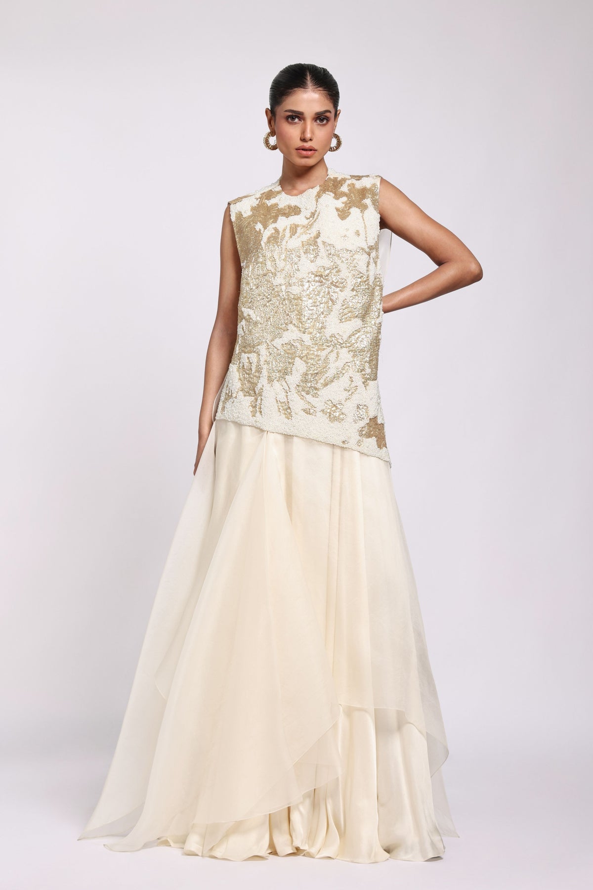 Jacquard Gown