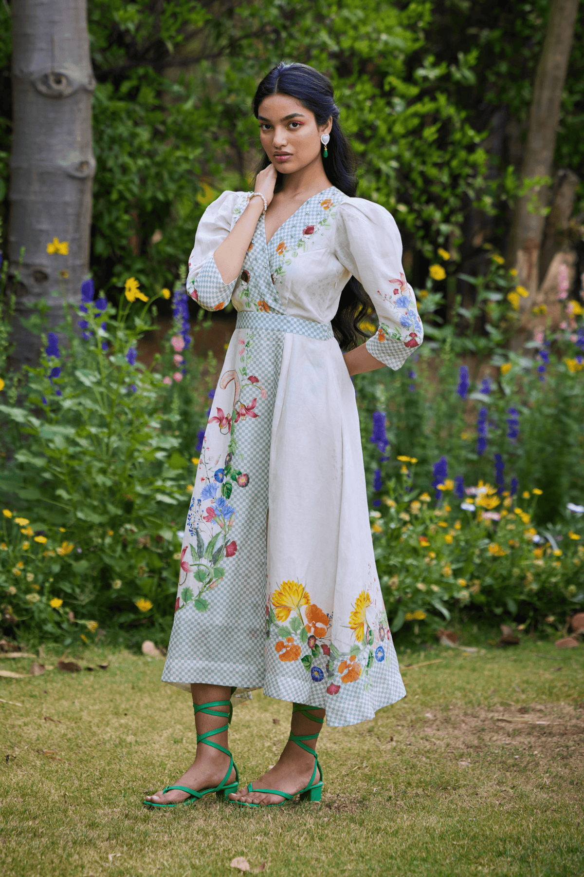 Parisian Wrap Dress Fawn