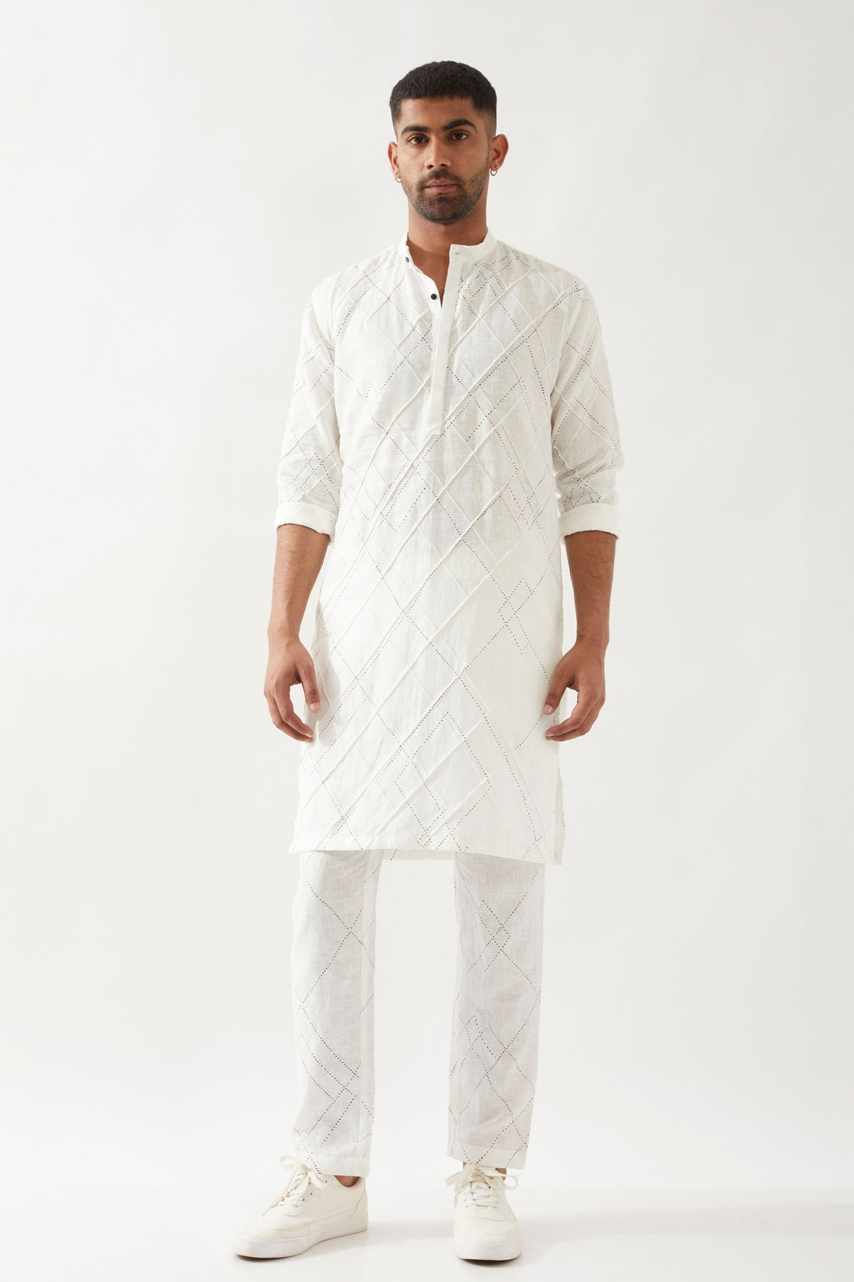 Nathan Argile White Kurta Set