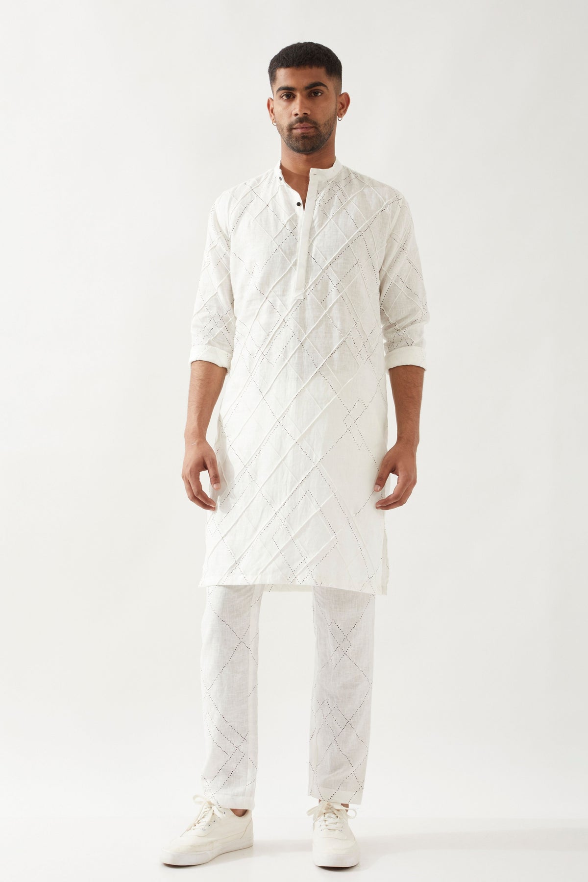 Nathan Argile White Kurta