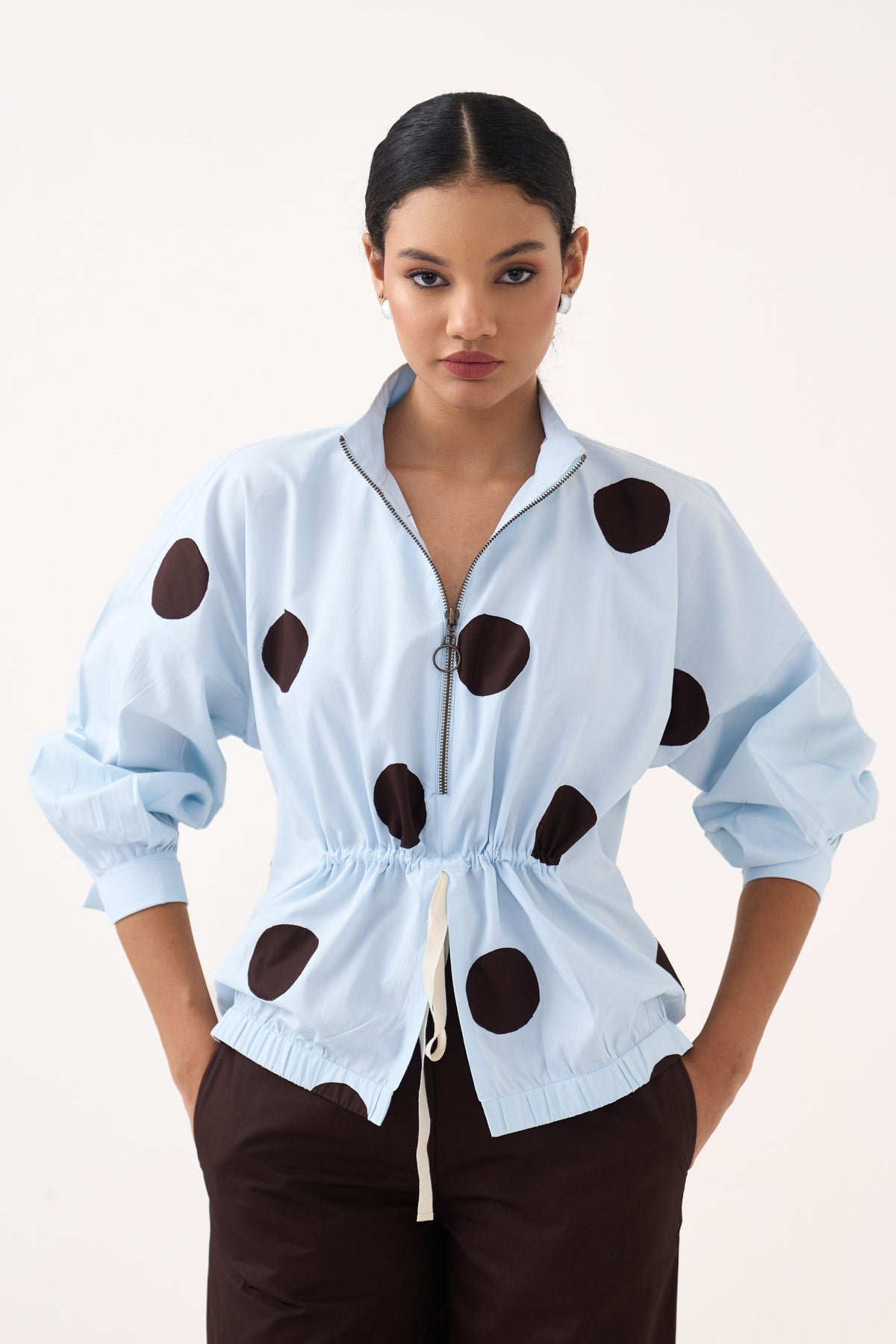 Drawstring Polka Co-Ord Set