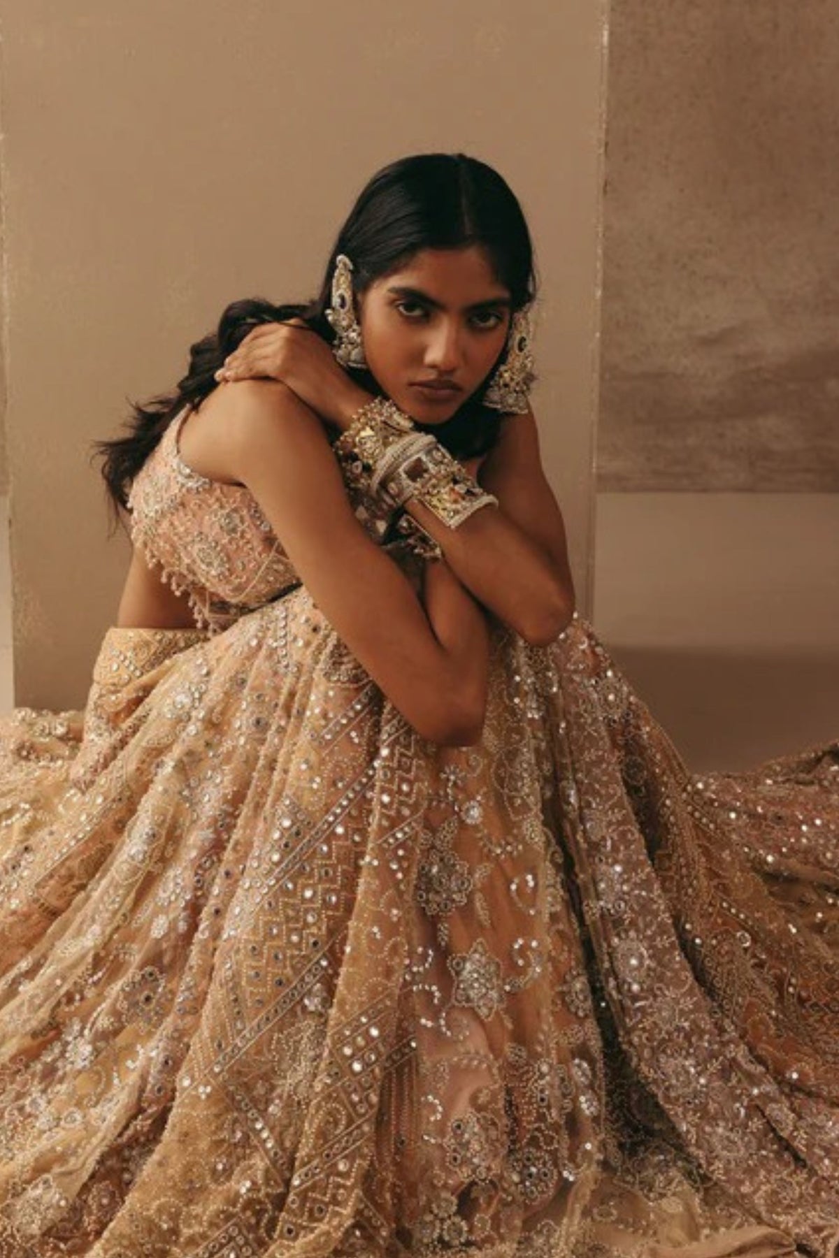 Mirrorwork Lehenga Set