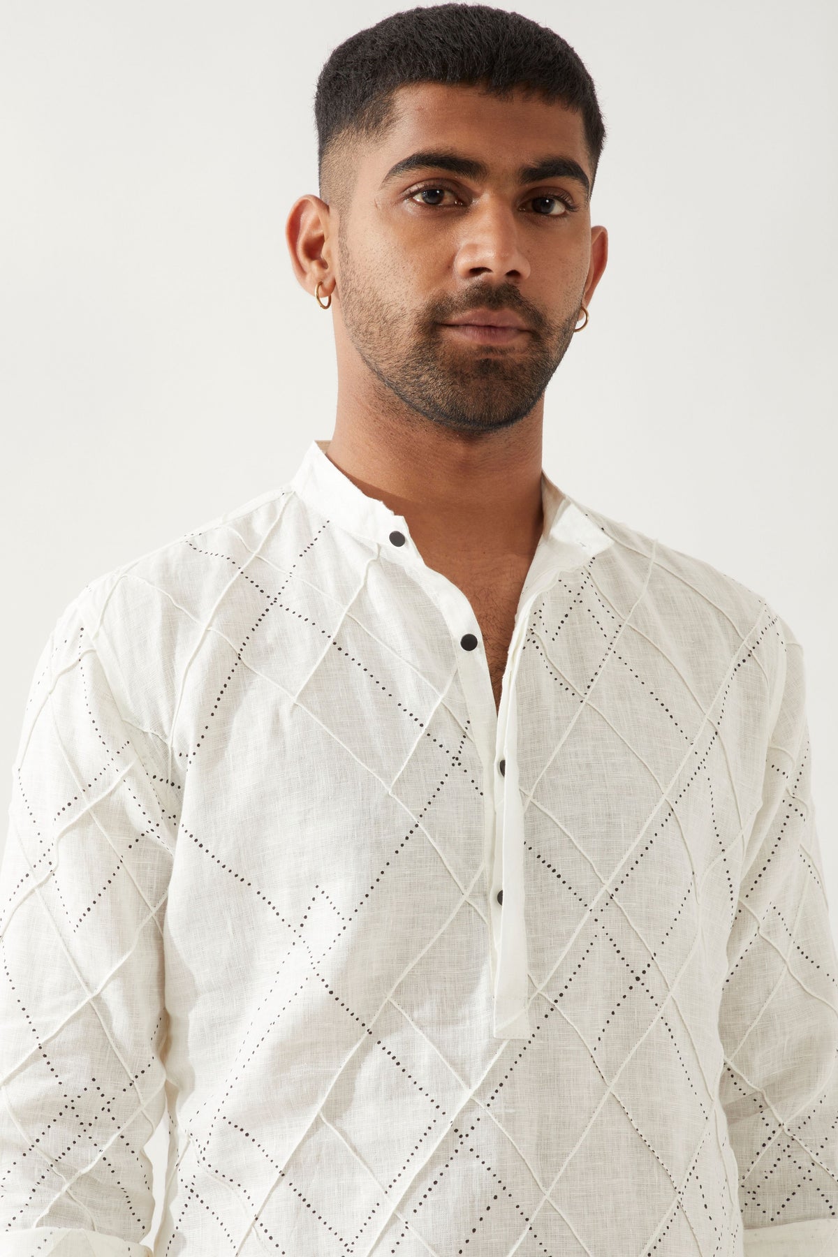 Nathan Argile White Kurta