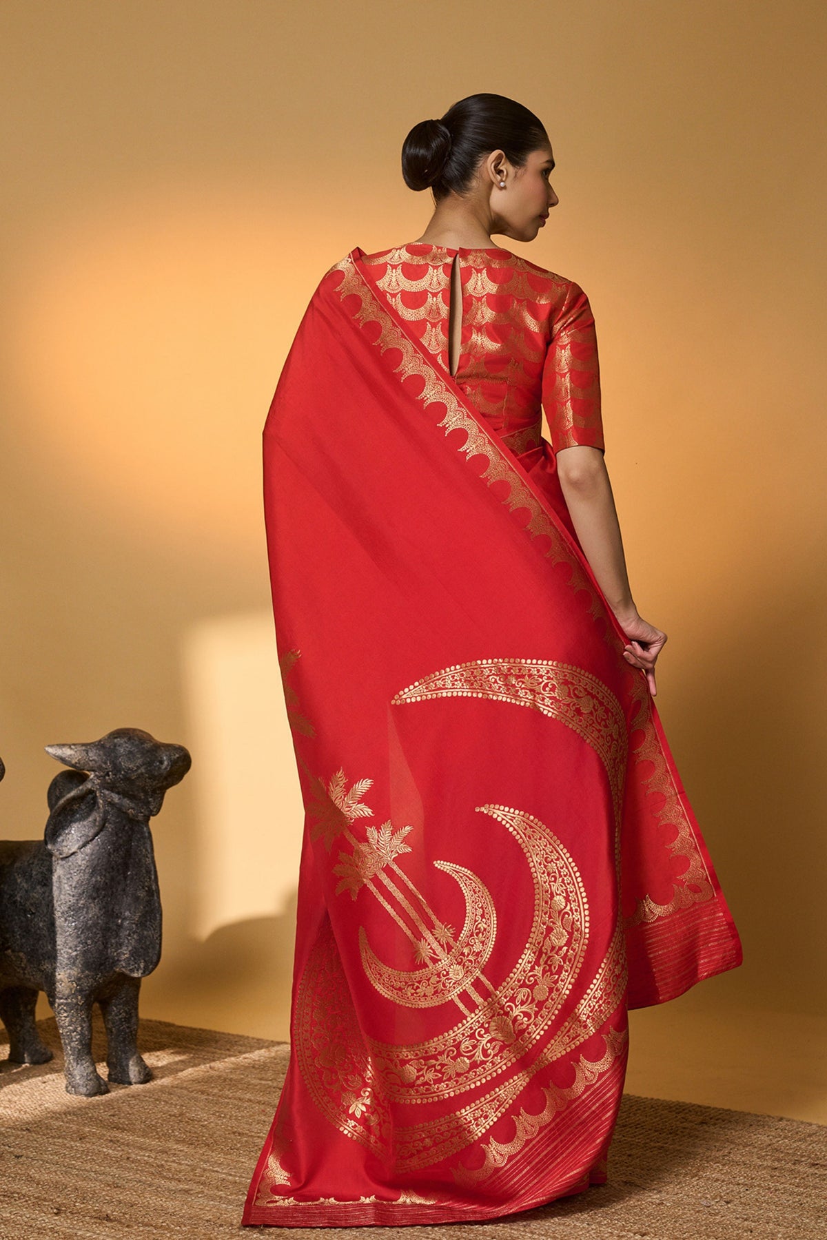 Crimson Tijila Saree