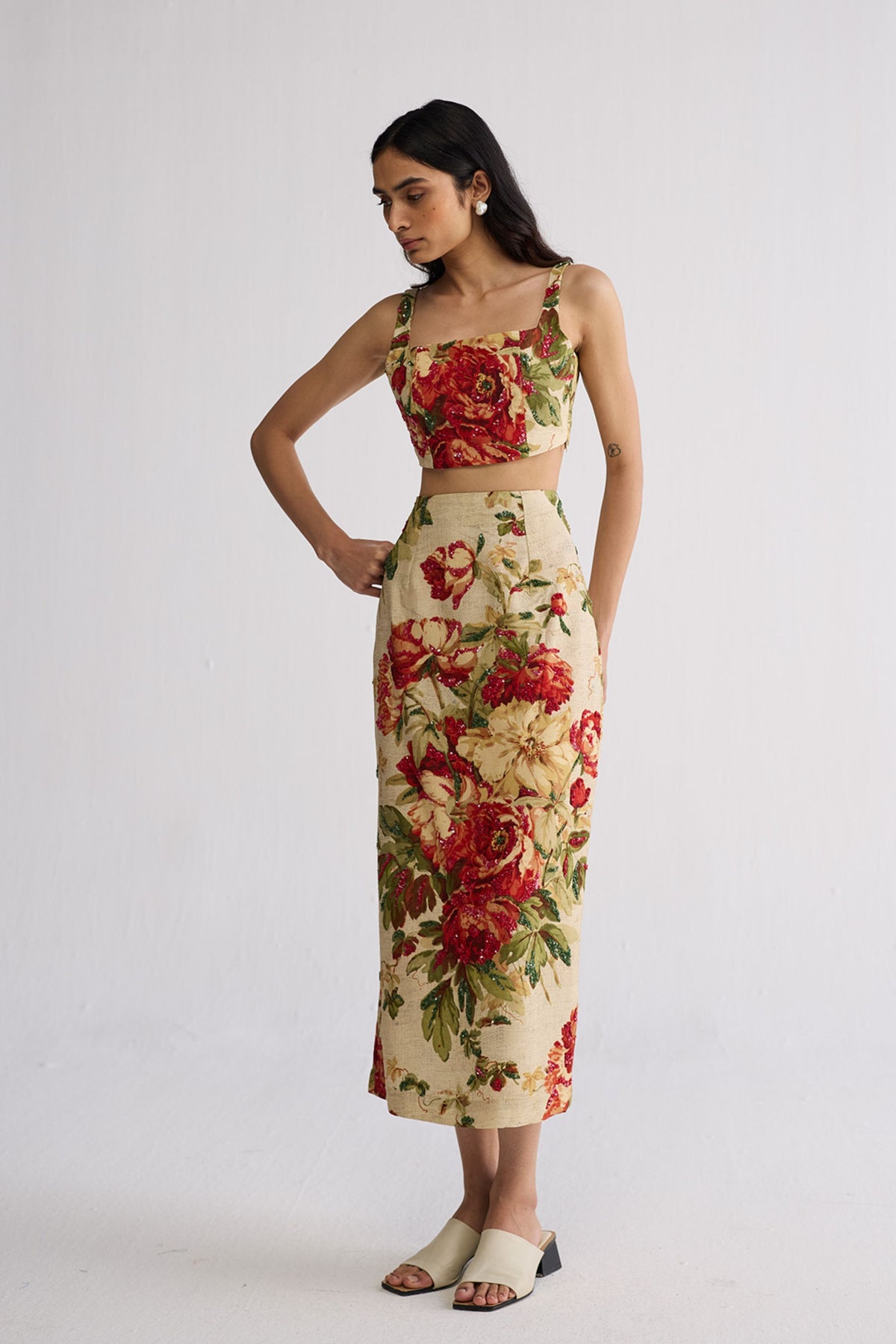 Sama Top & Skirt Set