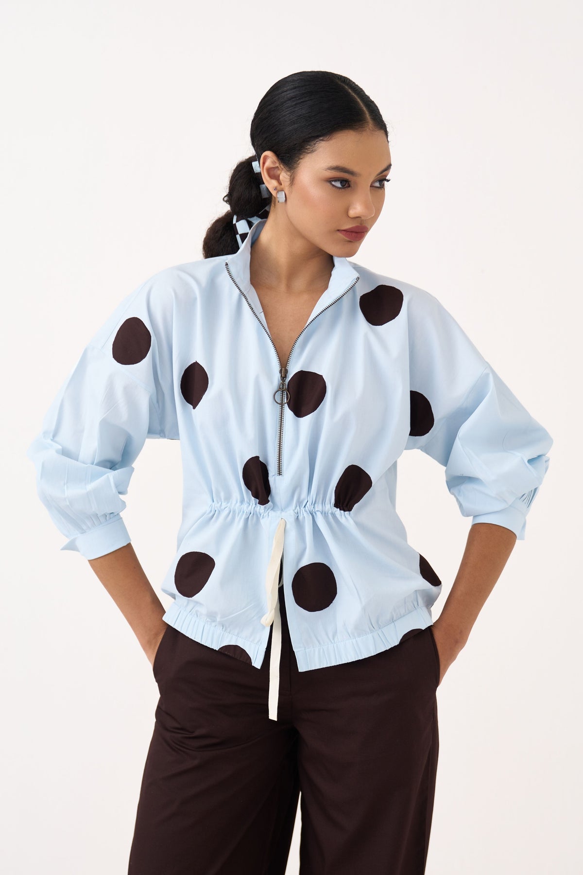 Drawstring Polka Co-Ord Set