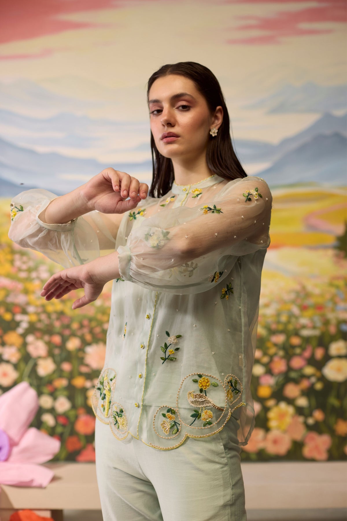 Meadow Organza Shirt