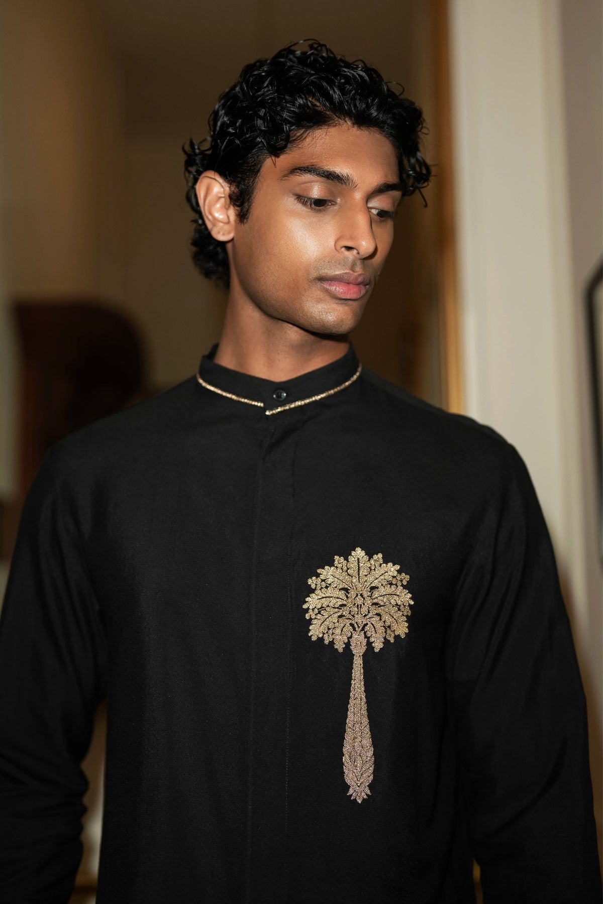 Embroidered Motif Shirt