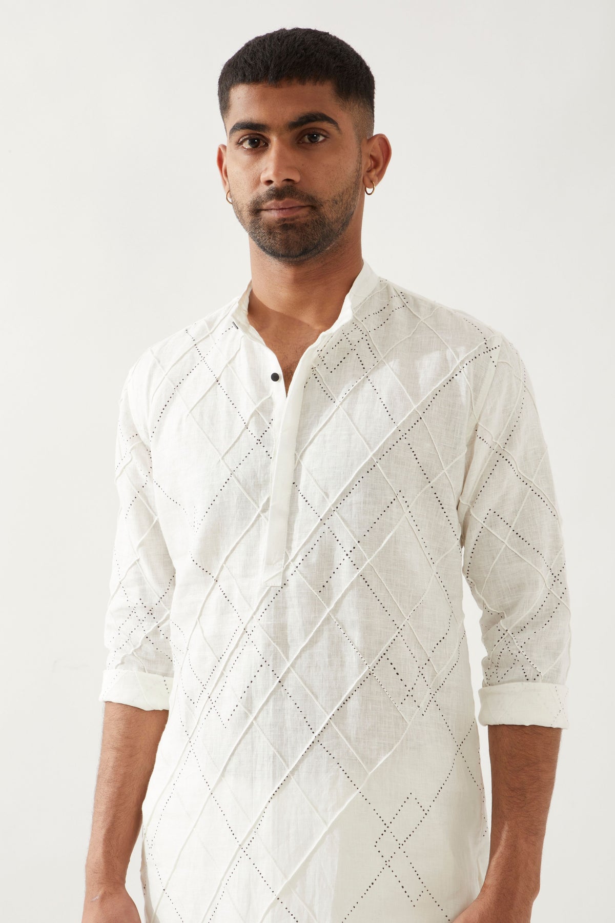 Nathan Argile White Kurta
