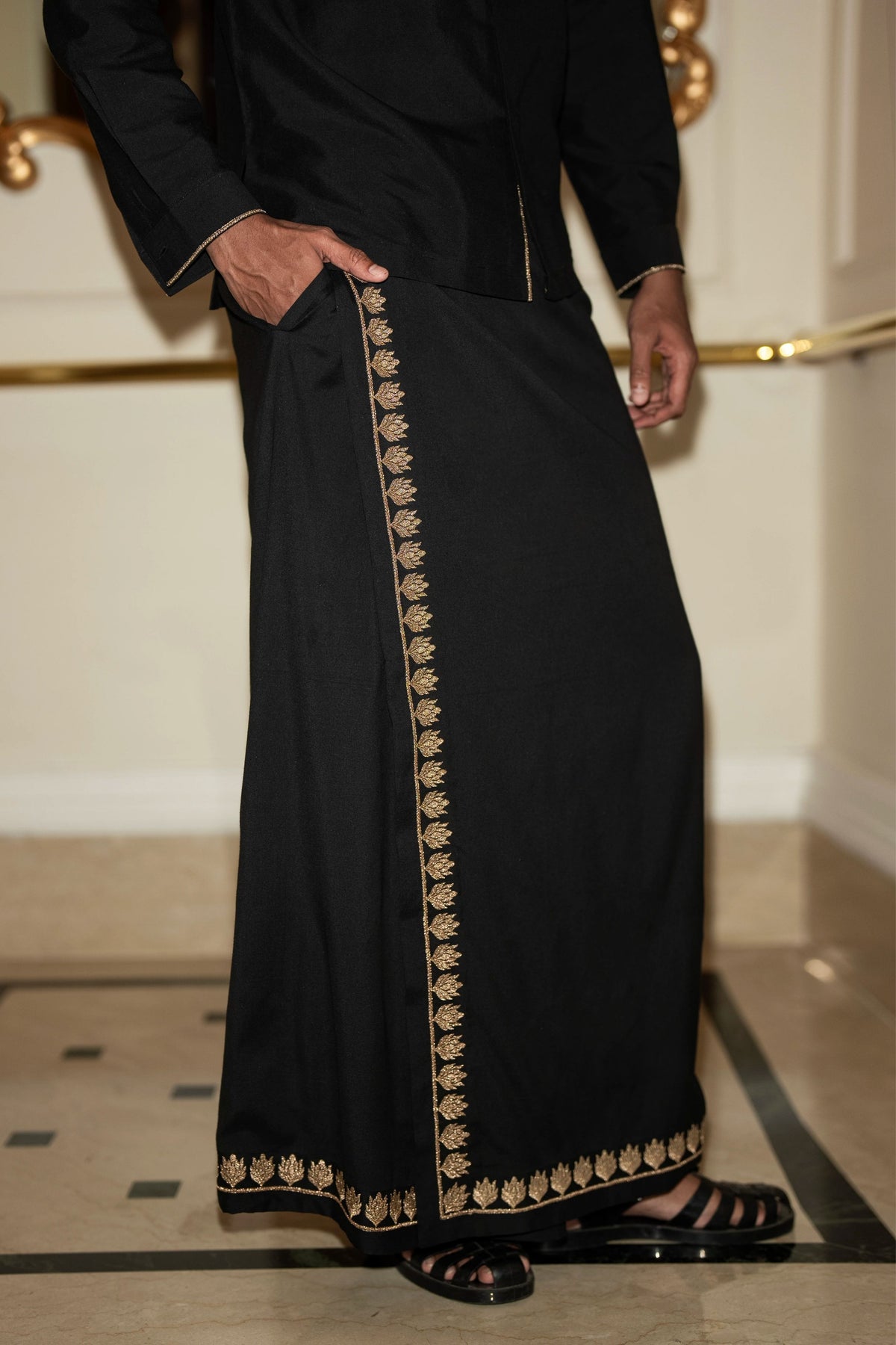 Embroidered Lungi
