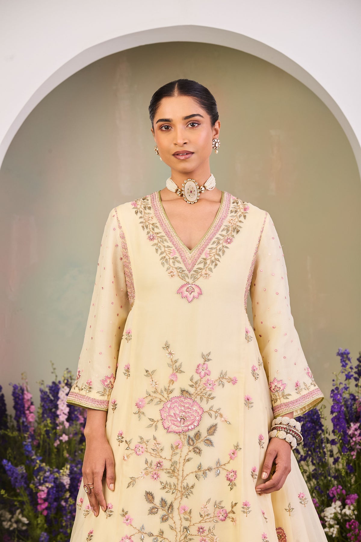 Ajoor Anarkali Set