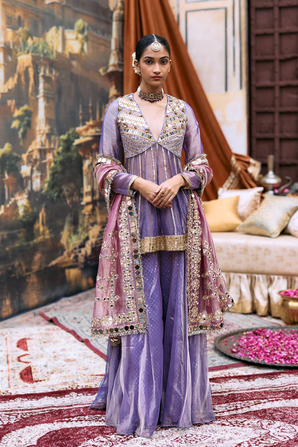 Jamunee Arzoo Sharara Set