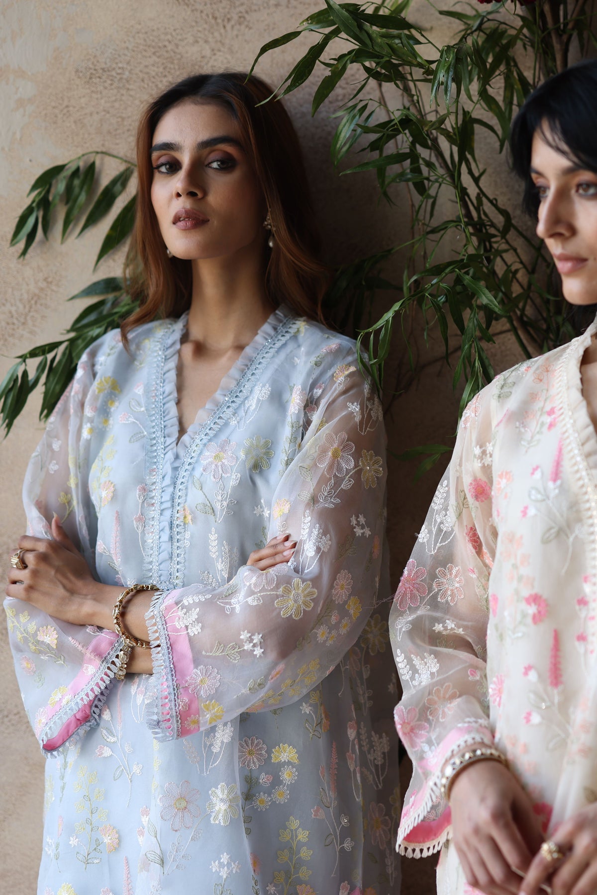Eraya Pastel Blue Kurta Set