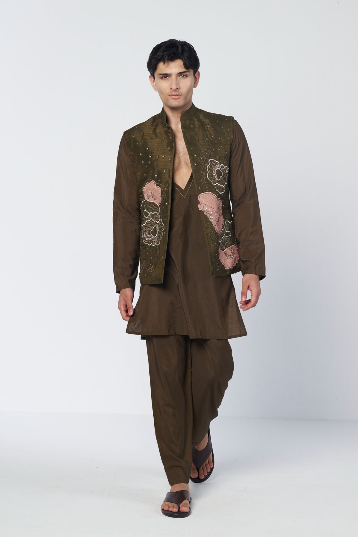 Shadow Olive Jacket Set