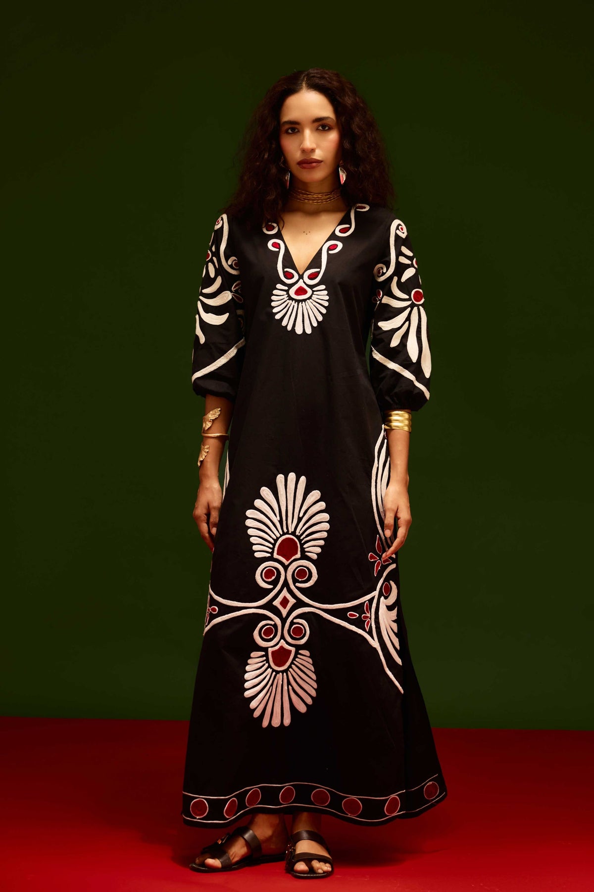 Blue Botanical Maxi