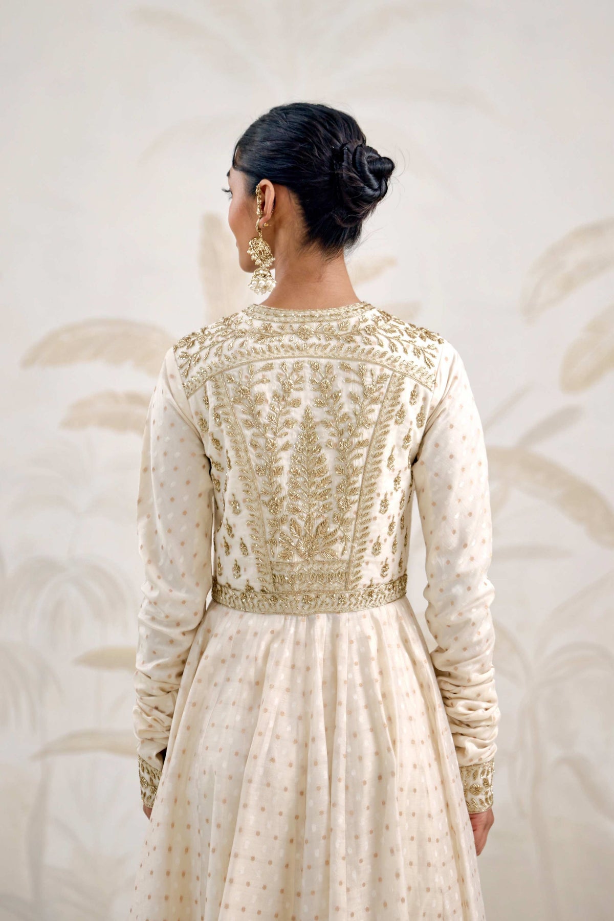 Ivory Anarkali Set