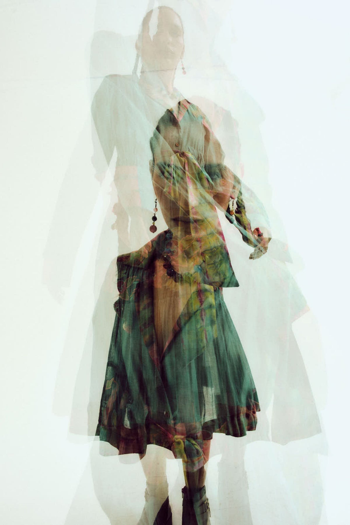 Sage Wisteria Dress