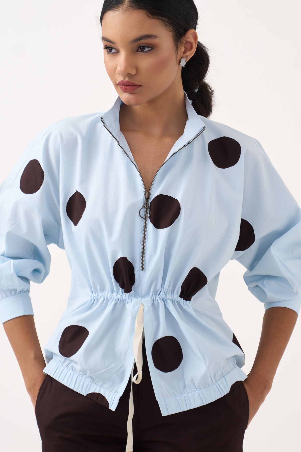 Drawstring Polka Co-Ord Set