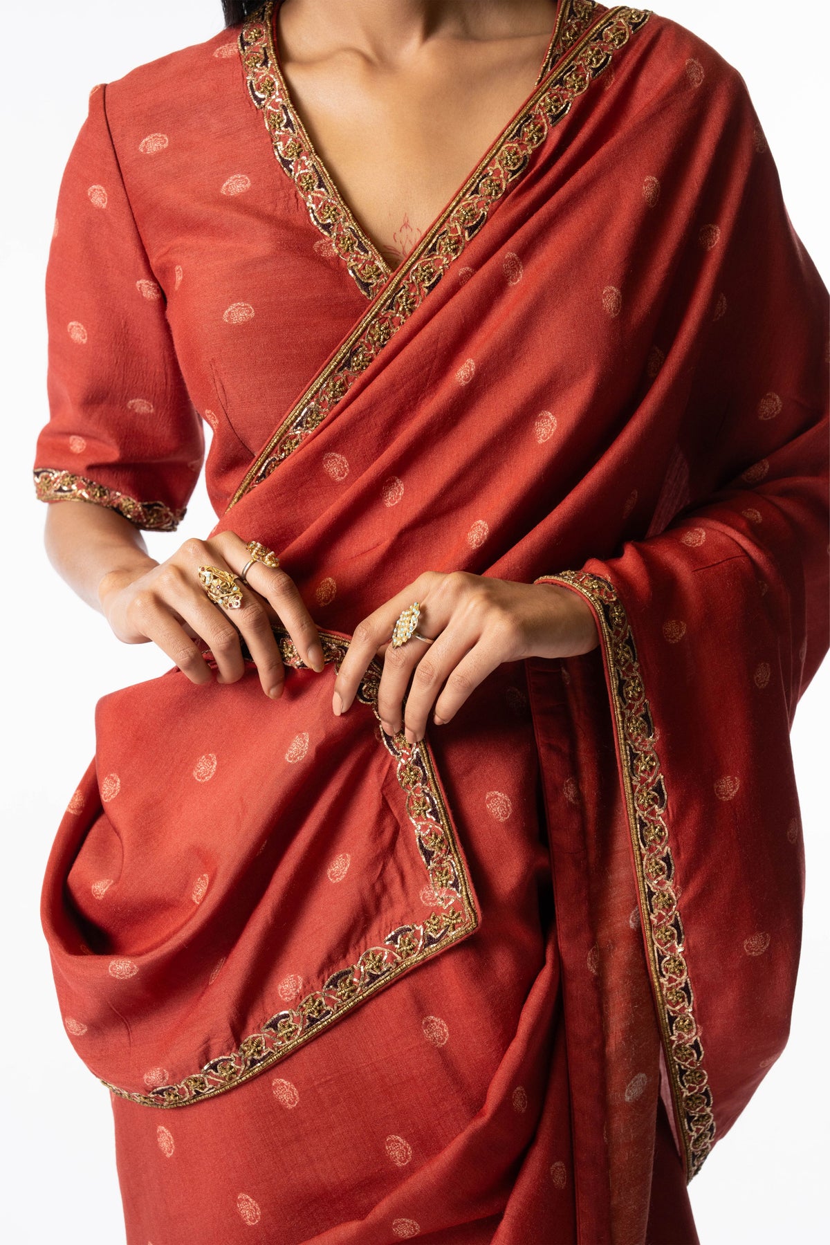 Mahveen Saree Set