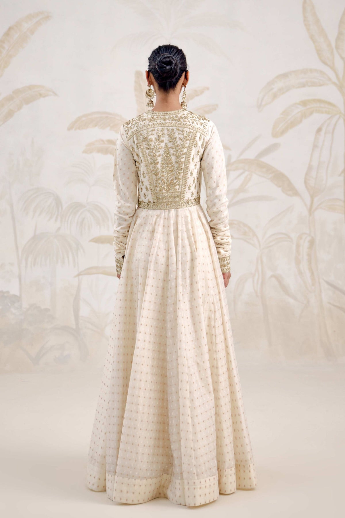 Ivory Anarkali Set