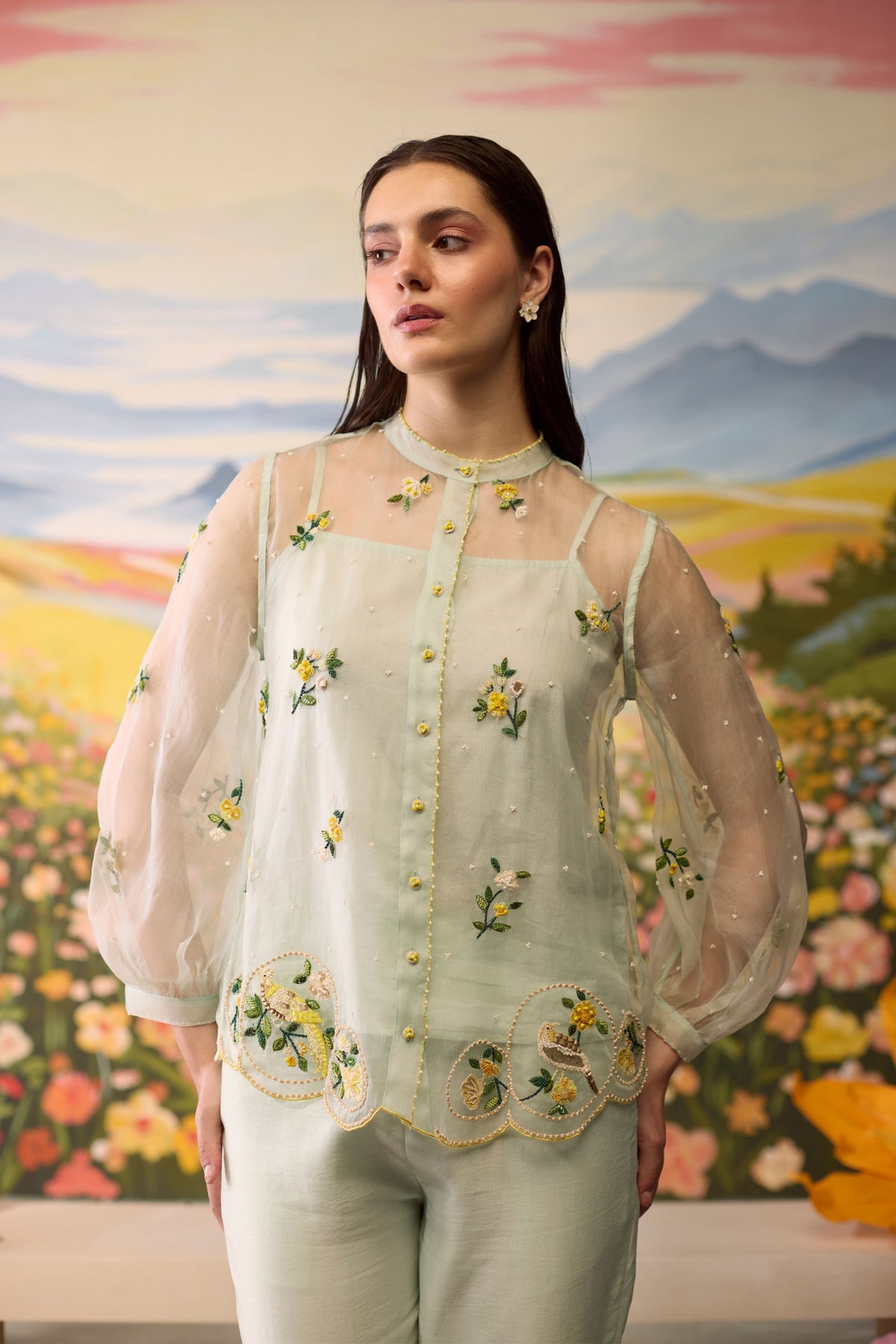 Meadow Organza Shirt