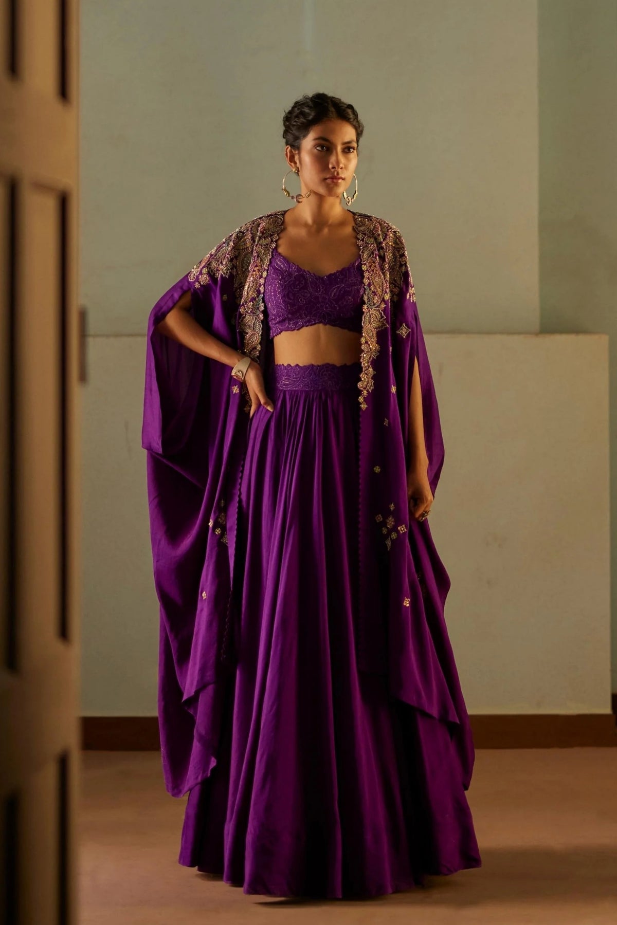 Juhi Cape Set