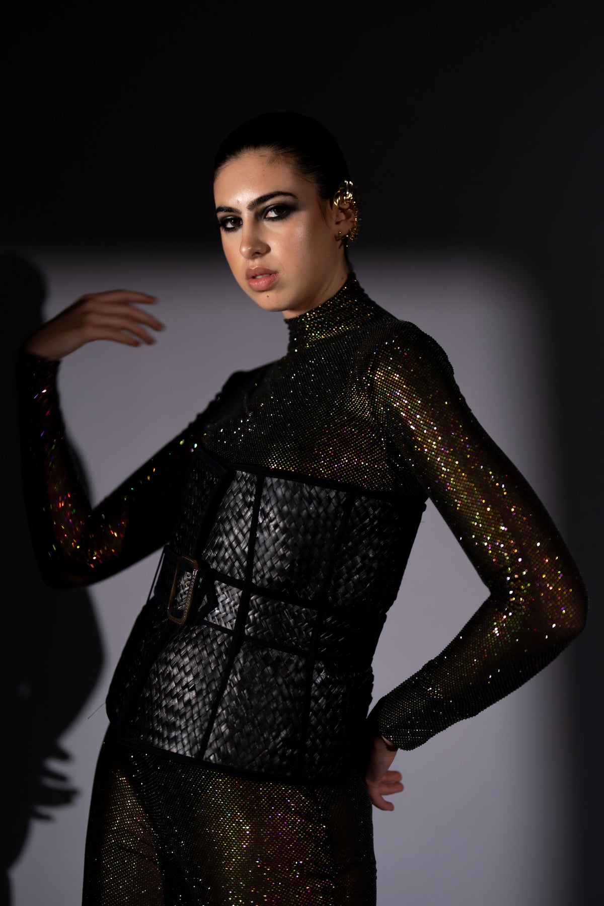 Black Corset With Belt