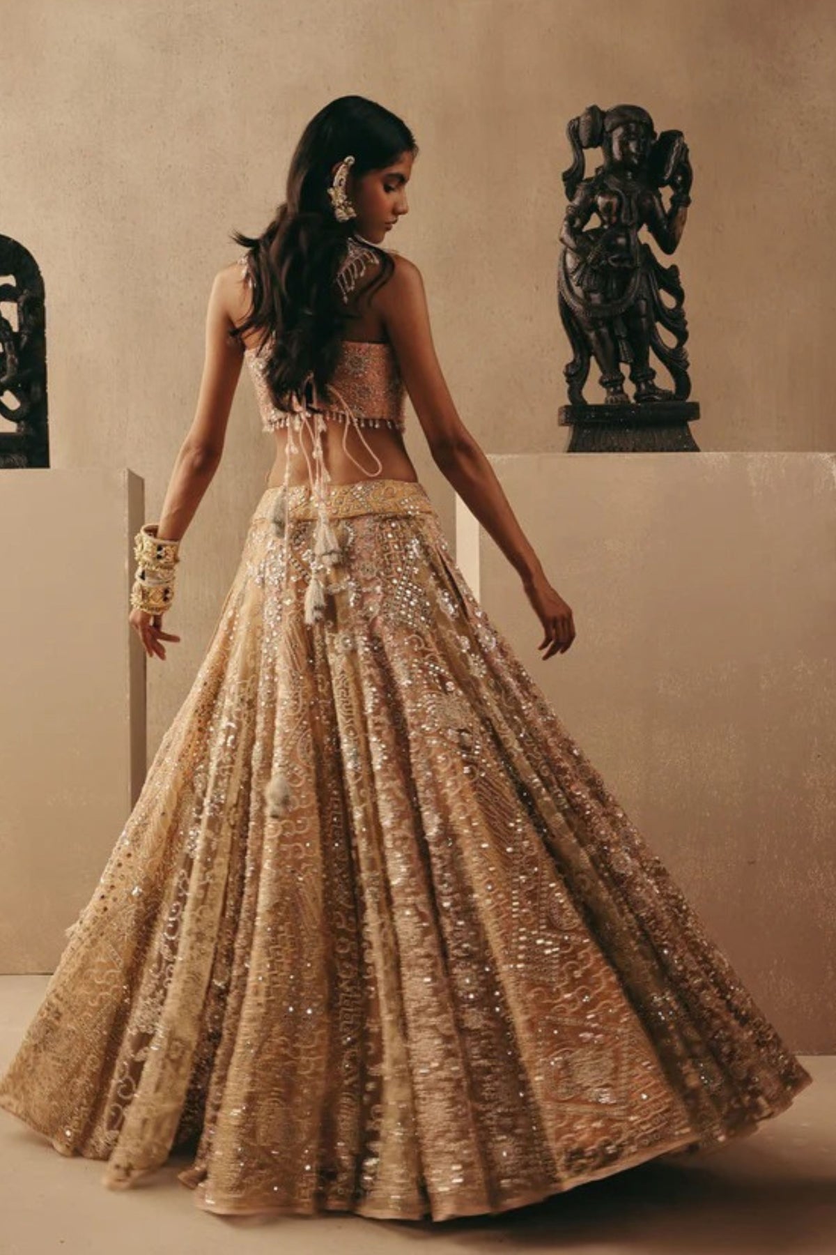Mirrorwork Lehenga Set