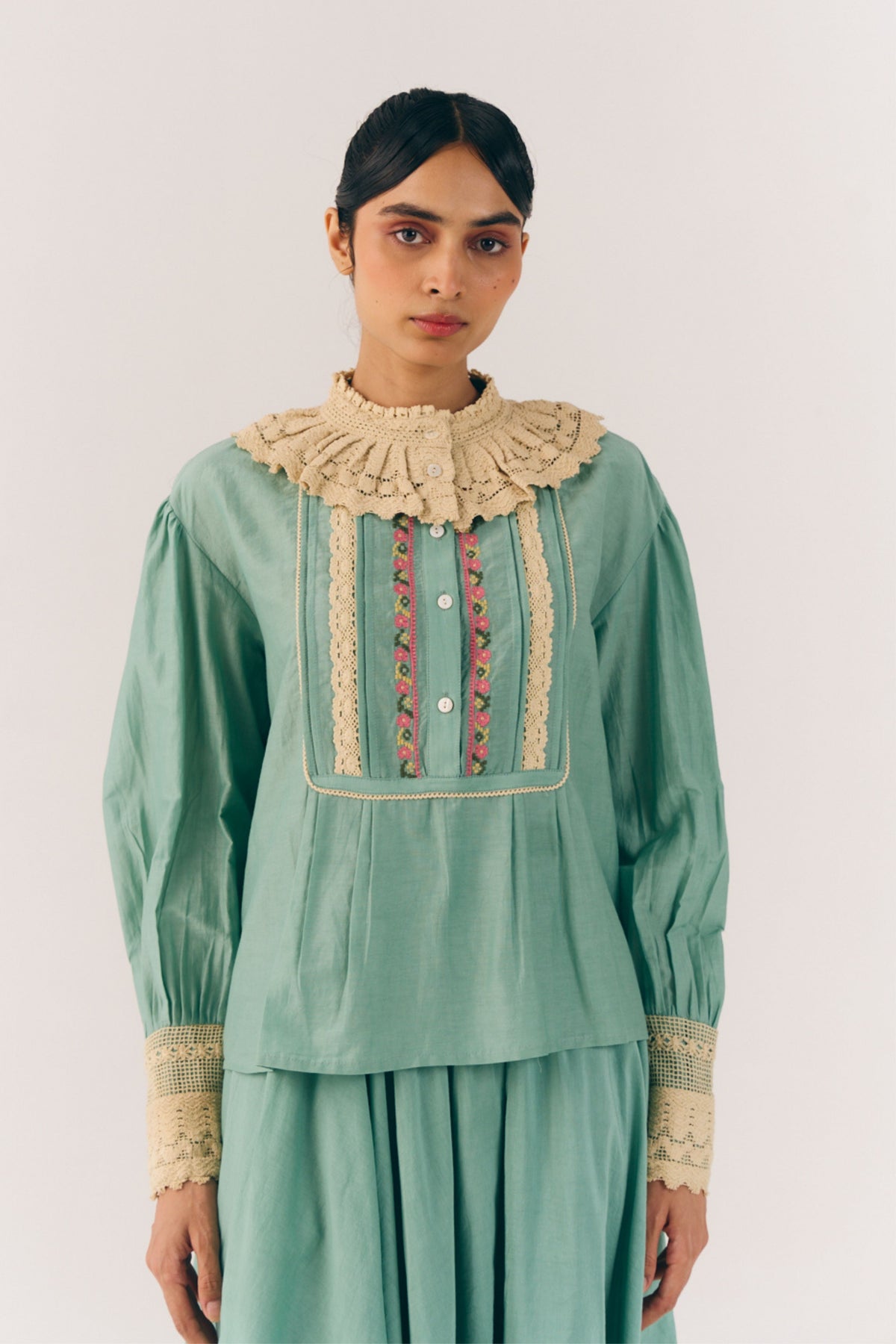 Audrey Aqua Top